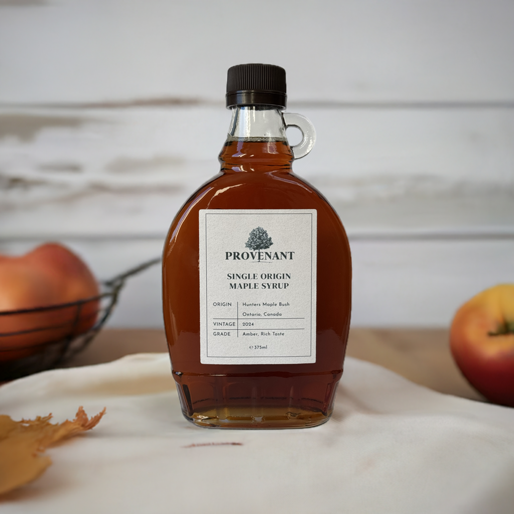 Hunter's Maple Bush, Amber Rich Taste Maple Syrup (375ml)